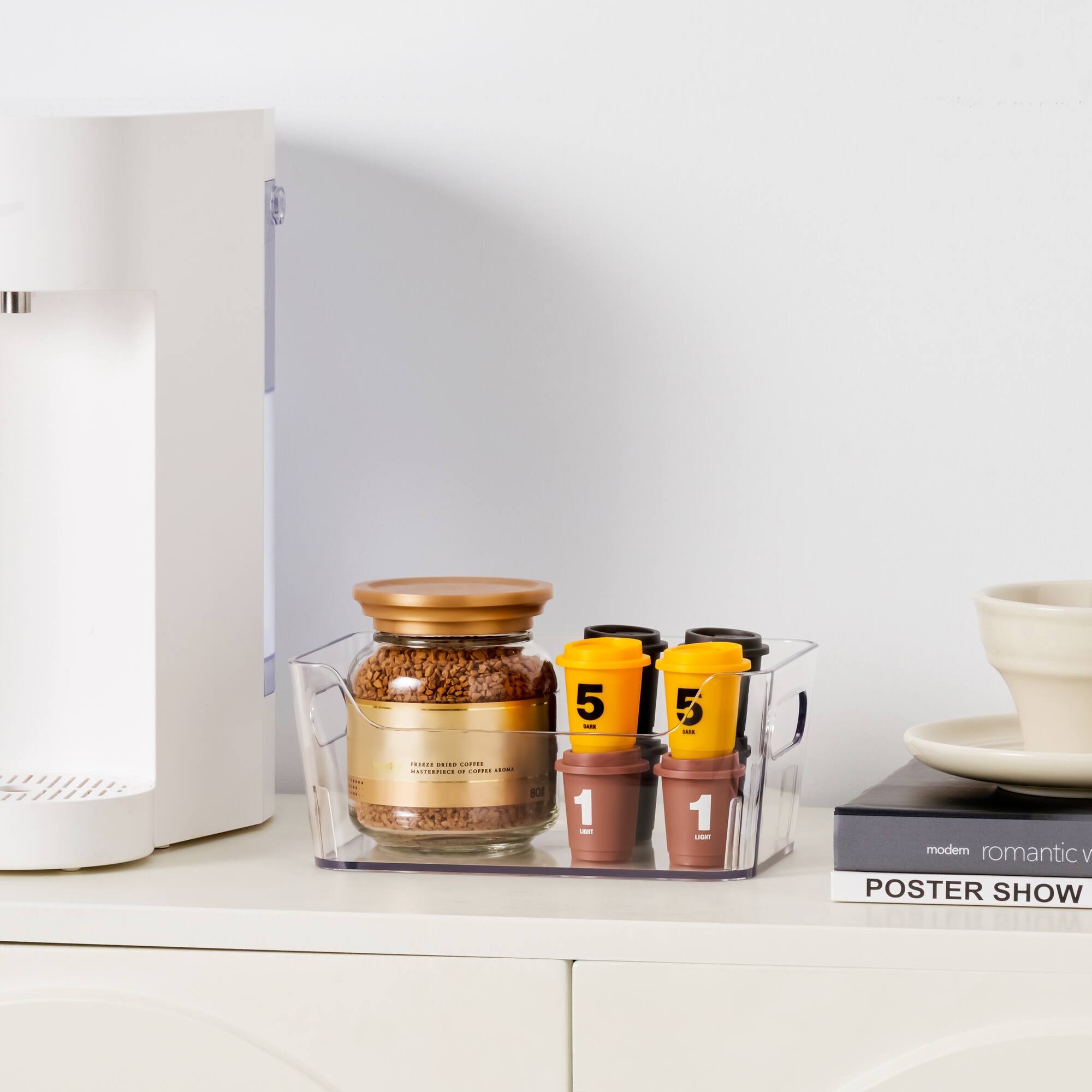 Small Clear Open Storage Bin by Simply Tidy®